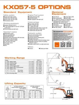 Kubota KX057 Midi Excavator