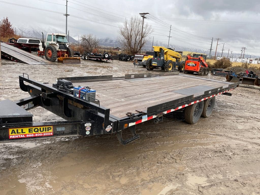 Ironbull 22' Dumping Flatbed Trailer 14k