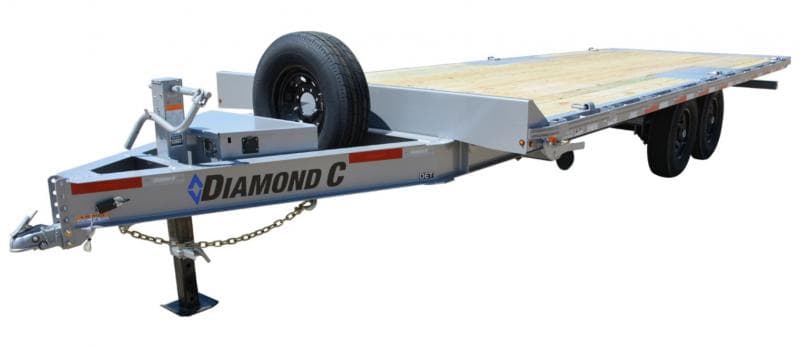 Diamond C 24' Dumping Flatbed Trailer 14k Diamond C 24' Dumping Flatbed Trailer 14k