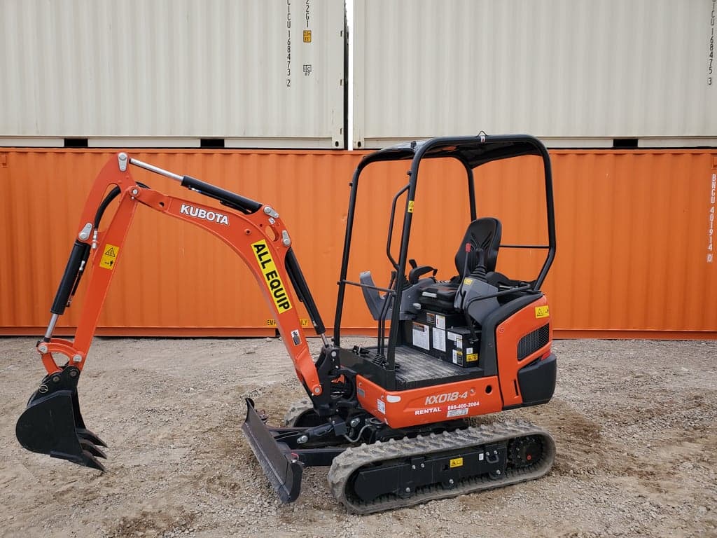 4,000lb. Mini Excavator Kubota KX018 U17