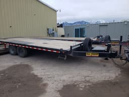 Ironbull 22' Dumping Flatbed Trailer 14k Ironbull 22' Dumping Flatbed Trailer 14k