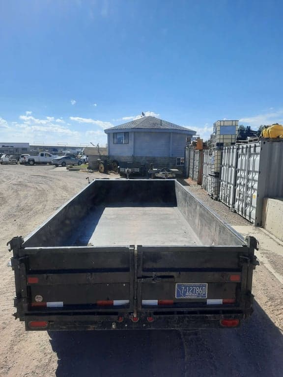 16' x 7' Big Tex Dump Trailer 14k (24" sides) 3/4 ton truck minimum, NO RAMPS