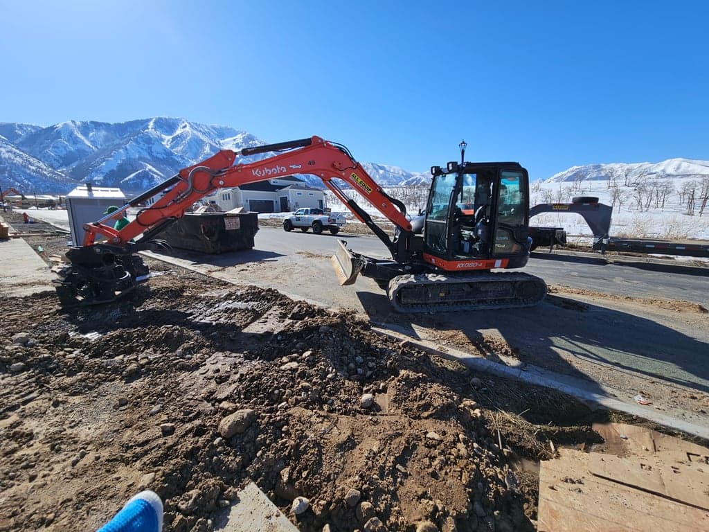 Hydraulic Plate Compactor for KX080